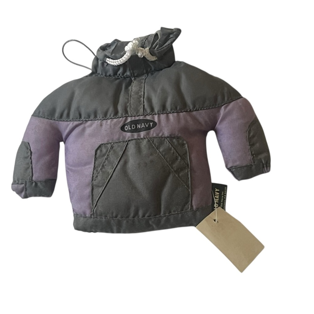 Old Navy Gray and Purple Jacket ornament